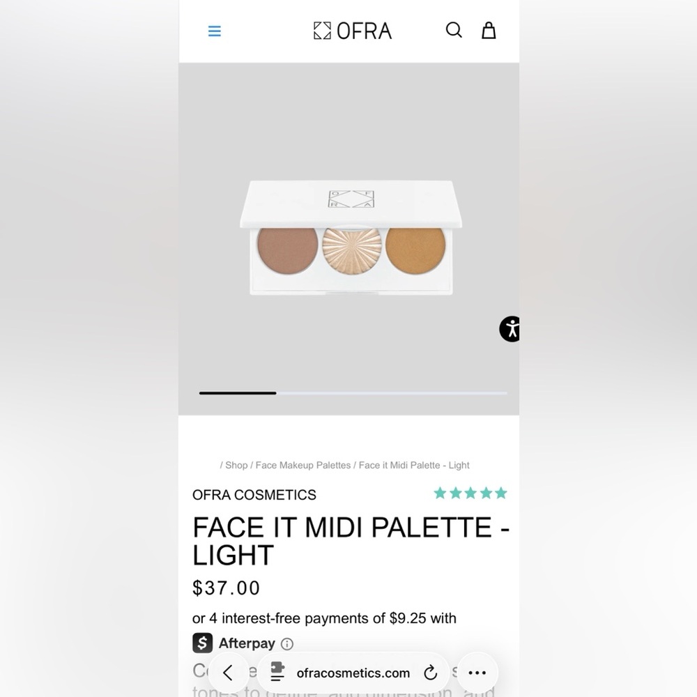 Ofra Midi Palette Face It (Light) - RETAIL $37